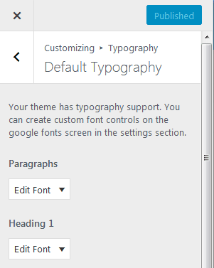 Adding Custom Fonts To WordPress Using The Easy Google Fonts Plugin To Create Typography Menu In The Customizer