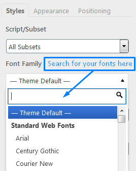 Where To Search For WordPress Fonts To Add Within The Easy Google Fonts Plugin
