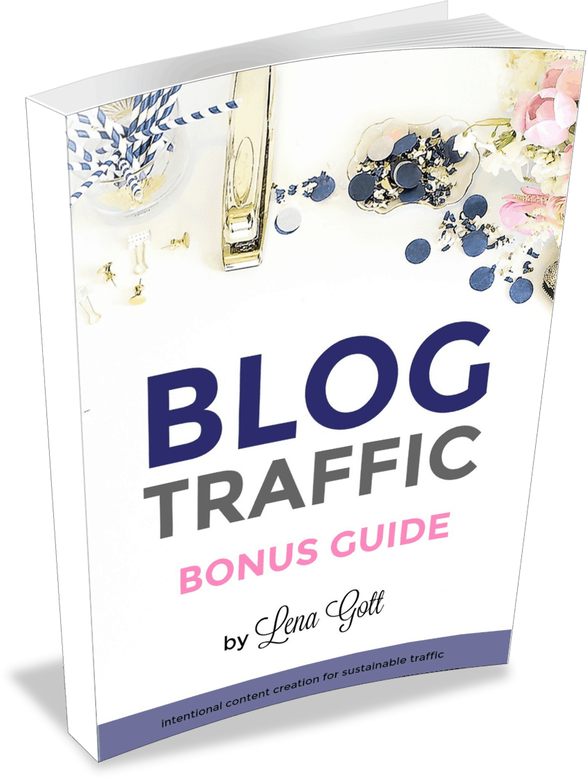 Blog Traffic Bonus Guide Transparent Cover