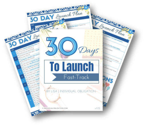Layflat Printables 30 Days To Launch Fast Track