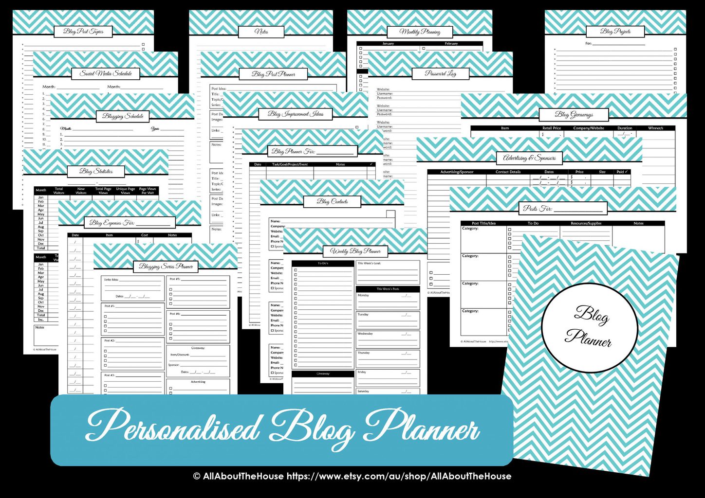 Blog Planner Allaboutthehouse